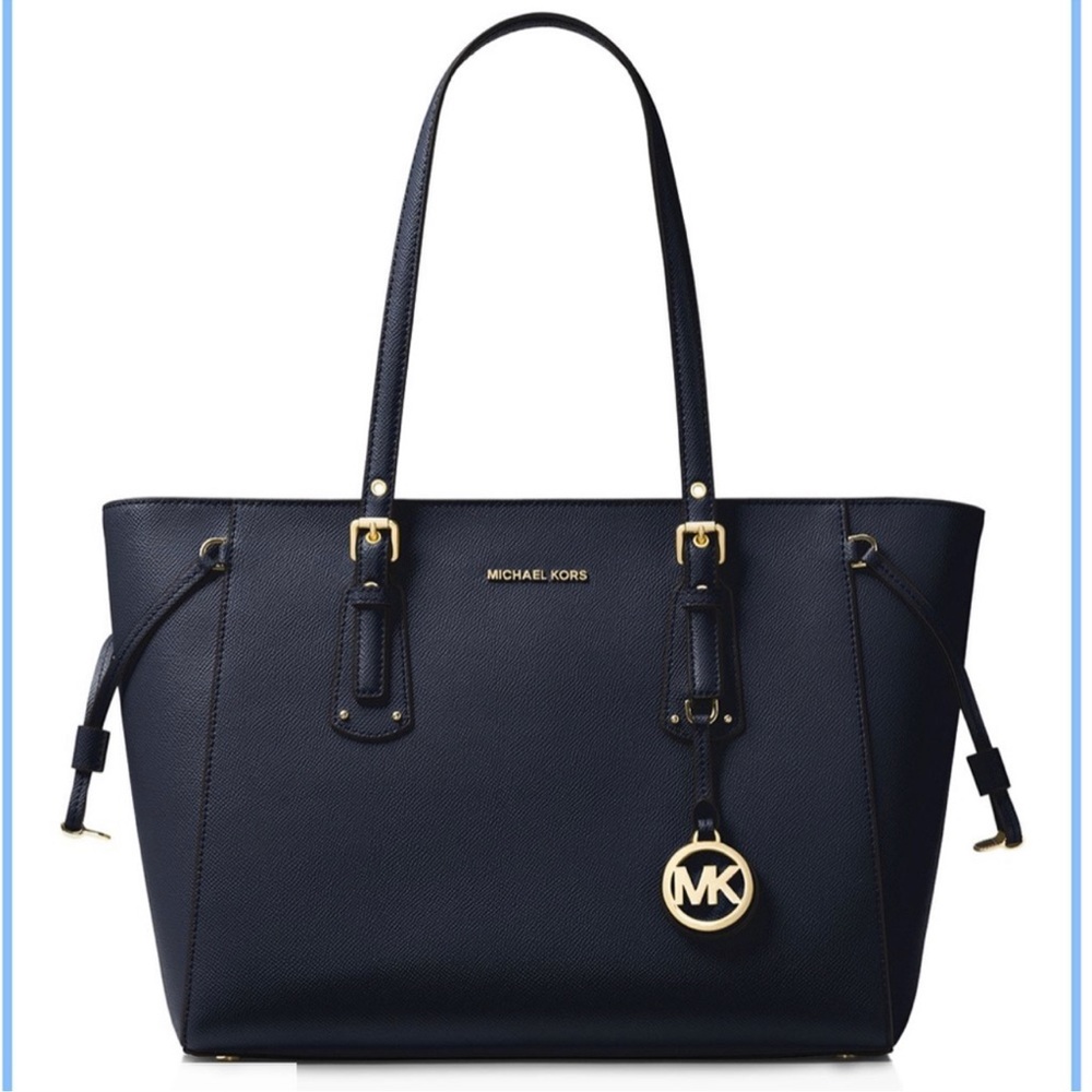 Navy Michael kors tote